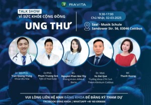 RIAVITA MỜI DỰ: Talk show ´Vì sức khỏe cộng đồng - Ung thư và Tim mạch´