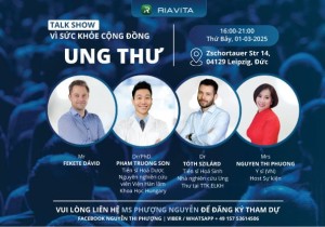 MỜI BÀ CON THAM DỰ: Talk show Vì sức khỏe cộng đồng phòng chống Ung Thư tại TP Leipzig