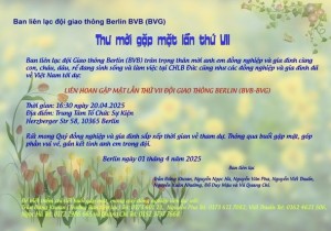 THƯ MỜI GẶP MẶT ĐỘI GIAO THÔNG BERLIN (BVB)